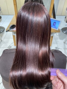 アース 武蔵境店(HAIR & MAKE EARTH) ピンクハイライト+髪質改善トリートメント