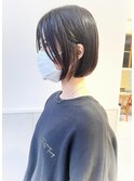 前髪長めミニボブ☆