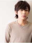 ≪mod's men≫抜け感‥アンニュイマッシュロングウルフL