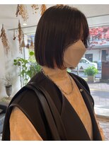 マァロ(malo.)&nbsp;韓国風切りっぱなしボブ