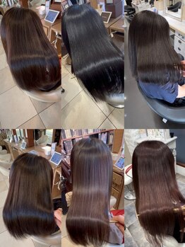 アース 福岡新宮店(HAIR&MAKE EARTH)の写真/今最も話題の髪質改善トリートメント！髪に栄養を補充して、うるサラな髪へ♪