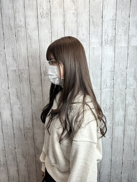 ビューティドレッセヤマノ 池袋パルコ(Beauty Dresse YAMANO) サラサラロングのチョコレートブラウン