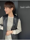 【竹之内蔵人】絶壁解消/似合わせ丸みショート/大人小顔ライン