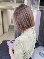 エミール 武蔵小杉店(eMir...)&nbsp;人気の切りっぱなしボブ/ベージュ【武蔵小杉/新丸子】