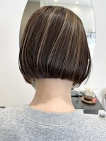 ミュール(mule)&nbsp;ミニボブ/ハイライト/白髪ぼかしカラー