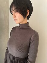 ガリカ 大名(Gallica)&nbsp;【恒吉佐央理】しっとりおさまる大人黒髪ハンサムショート<博多>