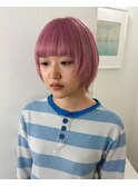 ペールピンクカラーマッシュ
