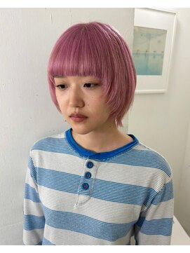 レコ 渋谷(LECO) ペールピンクカラーマッシュ