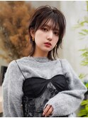 【GEEKS渋谷】顔周りレイヤー/20代30代/夏カラー/小顔/前髪あり