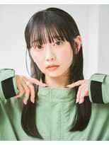 リトル レイ 船橋2号店(little×Ray)&nbsp;顔まわりカット/黒髪ストレートセミロング