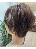 ショートパーマヘア