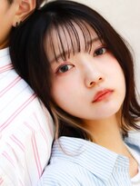 オーシャントーキョー サニー 原宿(OCEAN TOKYO Sunny)&nbsp;ぱっつんボブ　外はねボブ　レイヤーボブ　くびれヘア韓国ヘア