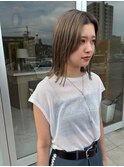 ボブ×ハイトーングレージュ