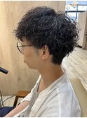 束間波巻きスパイラルパーマウルフツイストスパイラルパーマ