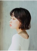 ショートボブ【髪質改善/ヘッドスパ/カラー/いわき】