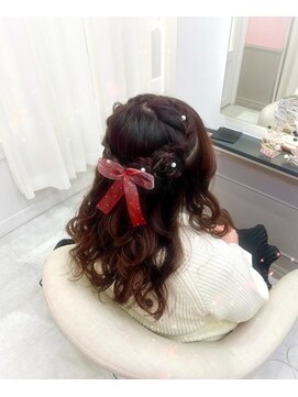 リアン(lien) おはなハーフアップ♪