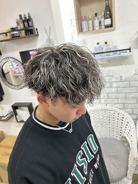 ヘアーグランデシーク(Hair Grande Seeek) ホワイトメッシュツイスパ
