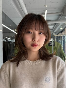 ノラ ヘアーサロン(NORA HAIR SALON) ミディアムレイヤーくびれカット