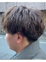 アテーサ 赤羽店(ATTESA)&nbsp;ミルクティーベージュ×無造作パーマ赤羽駅/赤羽岩淵駅/メンズ