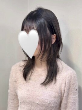 カミケン 黒岩店 kamiken・ 韓国風ミディアムレイヤーカット【カミケン黒岩店】