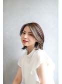 大人気！ハイライト×ミディアムレイヤー