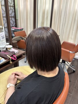 ウィーブ 成田店(Weve) ミディアムヘア/暗めカラー/グランマッシュ/成田富里