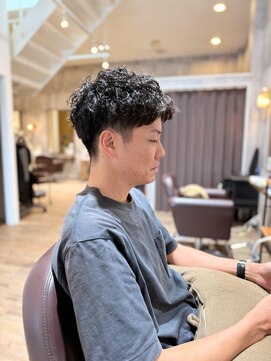 アーチ ブランチ 岡山北長瀬店(ARCH) 刈り上げ強パーマ【ARCH片山】
