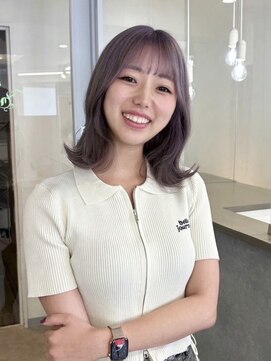 エルサザリープ 三宮(Elsa the leap) 【ブリーチカラー/ダブルカラー】ラベンダーパープル/ラベンダー