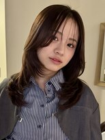 トリッカ 銀座(tricca)&nbsp;レイヤーカット/大人ヘア/ブラウンカラー