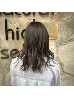 ナチュラルハイセンス 本店(natural high sense) ゆるふわミディアム×ターコイズカラー 似合わせカット/町屋駅
