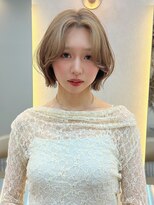 ハローバイシー 仙台(Hello by Sea)&nbsp;大人ガーリー×ダークアッシュ[似合わせカット/ミディアム]