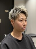 メンズカット×フォアードアップバンク