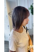 切っぱなしボブ/グレージュ