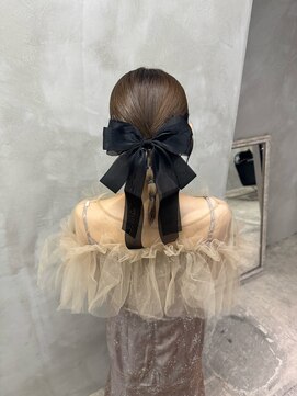 お呼ばれアレンジ