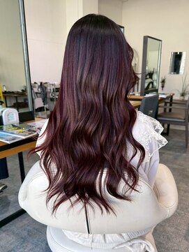 リルーム(re-room) 透明感カラー/パープルブラウン/ロングレイヤー