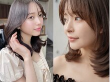 動きと抜け感☆TheC【フェイスレイヤー】髪を動かすたびに表情が柔らかく華やぎます♪　