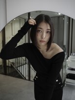 ヌヌ 渋谷 原宿 明治神宮前(nunu)&nbsp;レイヤーカットウルフカットボブグレージュオリーブべージュ
