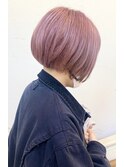 【morio成増/一戸】刈り上げミニボブピンク