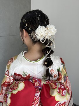 ヘアーメイク アディクト(HAIR MAKE addict) 編みおろしヘア