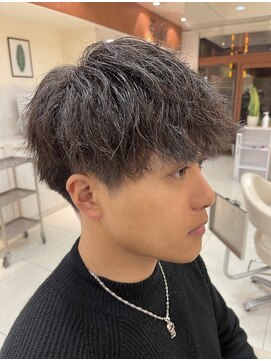 アール 滝ノ水店(#arl) メンズパーマ緩めツイストスパイラルパーマ