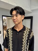 ローレン(LOREN)&nbsp;ベリーショート/ダークアッシュ/ニュアンスパーマ/韓国マッシュ