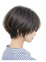 ヘアー リラックス 風香(HAIR RELAX) 【50代60代】前下がりショートボブ/前髪なし/後頭部ボリューム