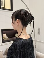 シアン ヘア デザイン(cyan hair design)&nbsp;wedding hair design!