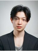 ニュアンスパーマ/センターパート/波巻きツイストスパイラル渋谷