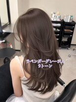 アルドーレフィエロ シンサイバシ(Ardore fiero shinsaibashi) 髪質改善レイヤーカット☆ショコラグレージュ 20代30代40代