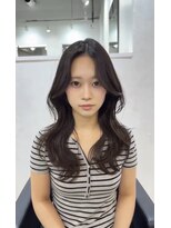 ミヨン 京都烏丸店(miyon)&nbsp;【miyon】韓国レイヤーカット×暗髪カラー×髪質改善