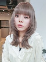 アルバム 池袋(ALBUM)&nbsp;ワンカールレイヤー×ラベンダーベージュ_F1969
