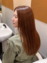 ビーアップヘアー(be:up hair) 30代に人気の艶髪縮毛矯正ロング