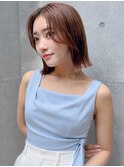 20代・30代_切りっぱなしボブ_タッセルボブ