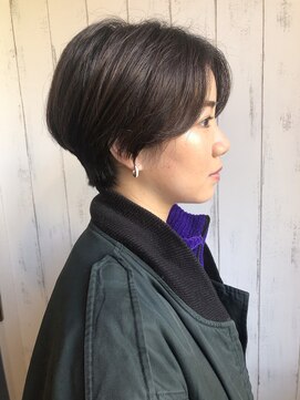 メルト 吉祥寺(melt) 【melt】大人可愛く × 小顔☆ナチュラル丸みショートボブ